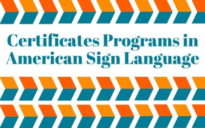 Certificate Programs in ASL for Fall Featured Image