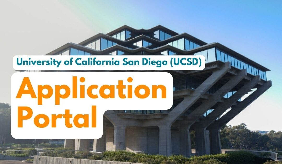 UC Application Portal: Applying to UCSD